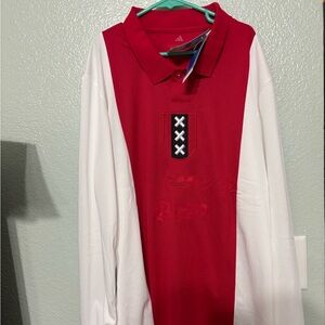 Adidas Ajax 125TH Anniversary Long Sleeve Home Jersey Men’s Size Medium